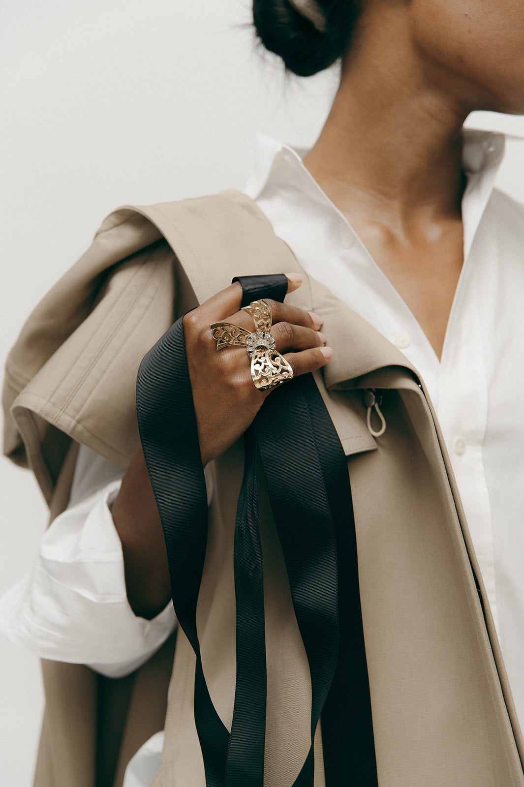A Harris Boulevard look, photographed for the brand