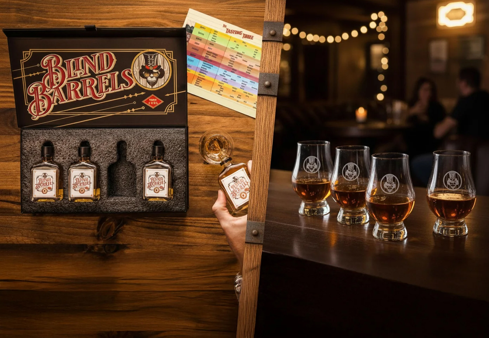 Blind Barrels product photography